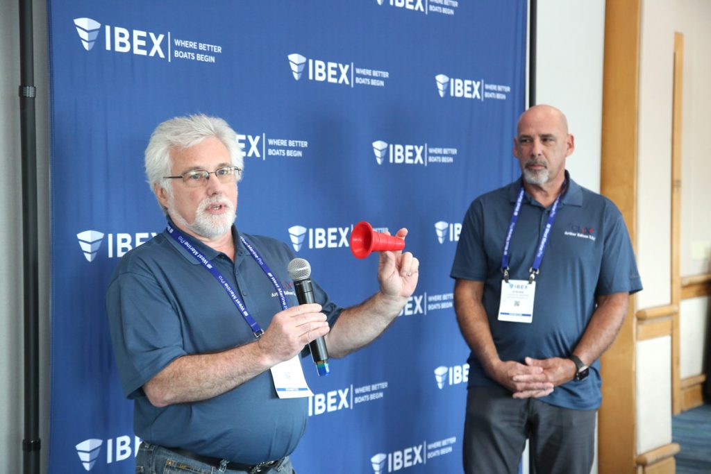 Arthur Edison presenting CLiX at Pitch the Press