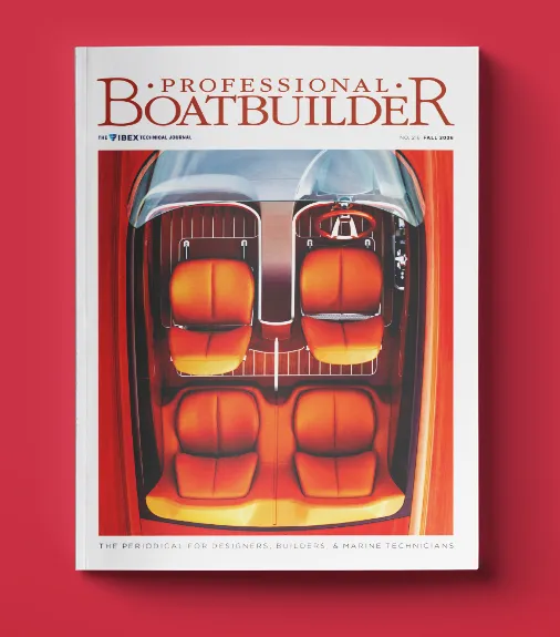 Professional BoatBuilder cover Fall 2026 issue